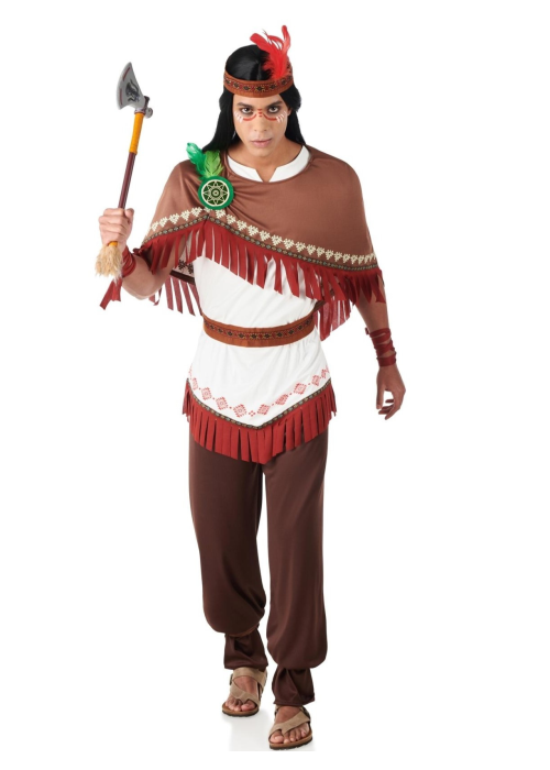 Disfraz de Indio Nube Blanca Adulto - Disfraces Indios