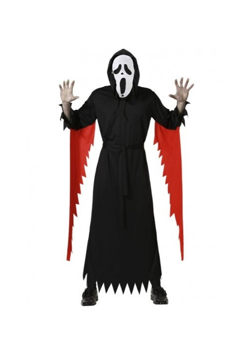 Disfraz de Asesino Scream Rojo