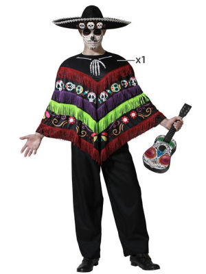 Disfraz de Poncho Catrino Mexicano