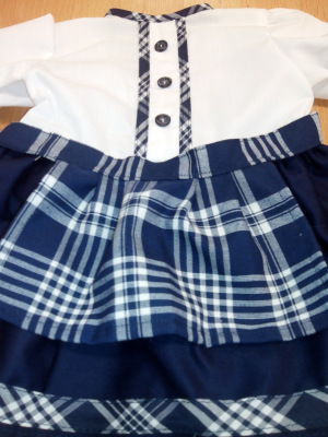 Vestido Arrantzale Cuadros - TRAJES REGIONALES