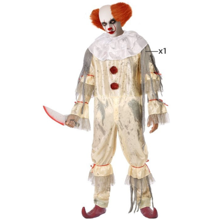 Disfraz De Payaso Asesino IT Hombre - Disfraces de Halloween Pennywise
