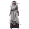 Disfraz de Novia Fantasma Gris