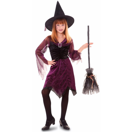 Disfraz de Bruja Morada Infantil