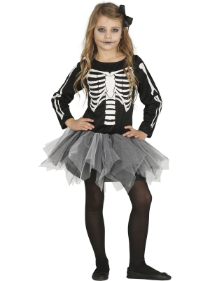 Disfraz de Esqueleto Tutu Niña