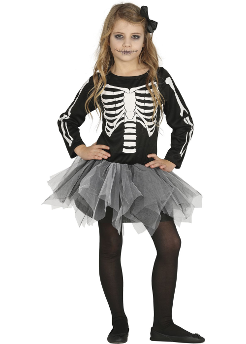 Disfraz de Esqueleto Tutu Niña