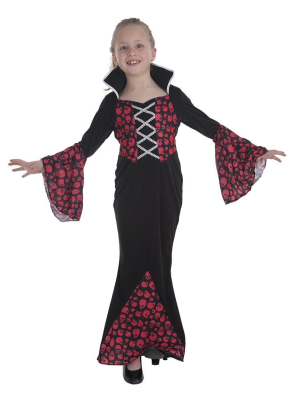 Disfraz de Vampiresa Calaveras Infantil