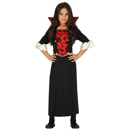 Vestit De Vampir Gòtic Vermell Nen