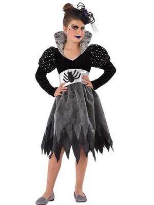 Disfraz de Vampiresa Araña para Niña - Disfraces Halloween Vampiros