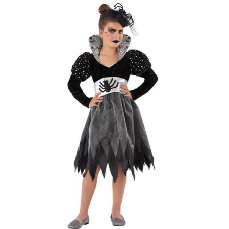 Disfraz de Vampiresa Araña para Niña - Disfraces Halloween Vampiros
