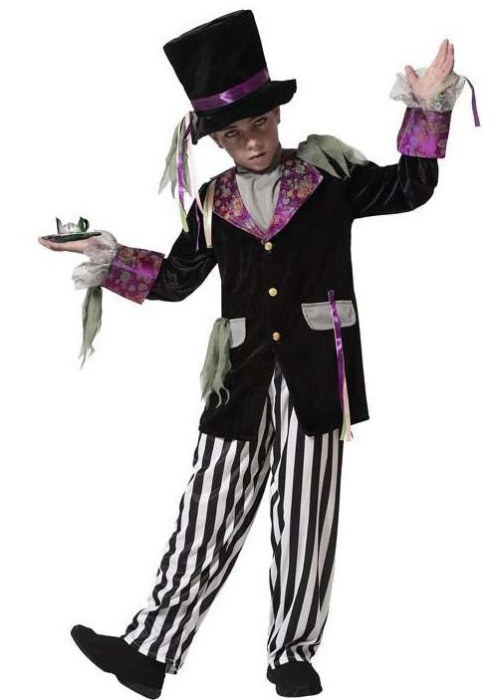 Disfraz de Sombrerero Loco Morado Infantil