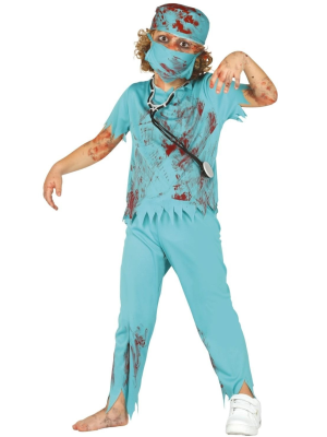 Disfraz de Policia Zombie Infantil