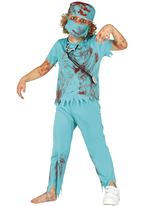 Disfraz de Policia Zombie Infantil
