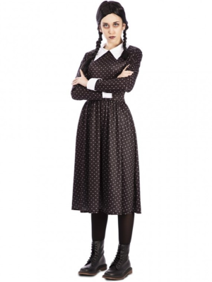 Disfraz de Miércoles para Mujer - Disfraces de la Familia Addams