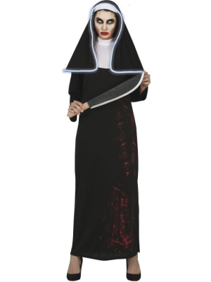 Disfraz de Monja Tenebrosa Led