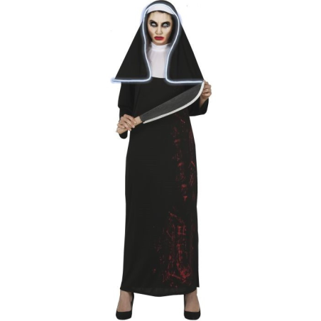 Disfraz de Monja Tenebrosa Led