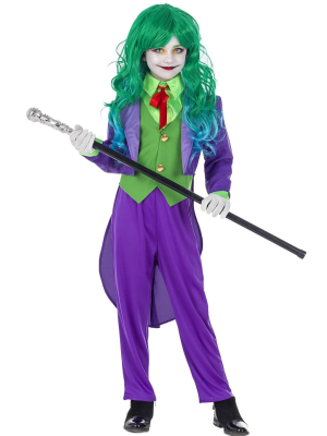 Disfraz de Joker Payaso Niña