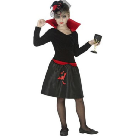Disfraz de Vampiresa Clasica para Niña - Disfraces Halloween Vampiros