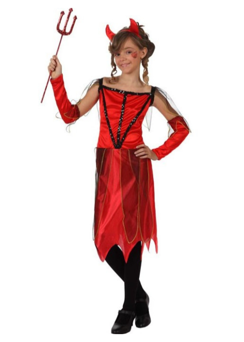 Disfraz de Diablesa Elegante Infantil
