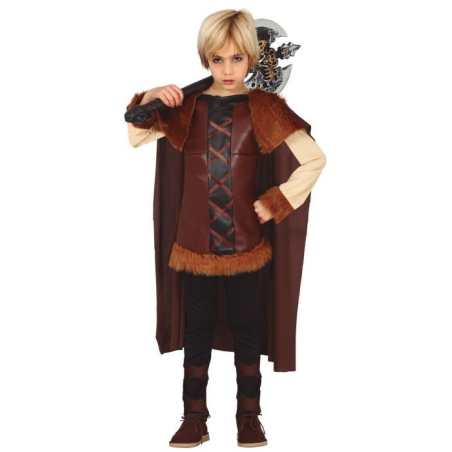 Disfraz De Vikingo o Vikinga Piel Infantil - Disfraces De Barbaros y Vikingos