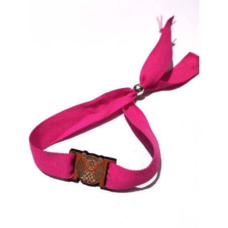 Pulsera Marijaia Madera Rosa - Euskal Jantziak