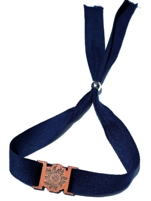 Pulsera Eguzkilore con Lauburu Madera - Euskal Jantziak