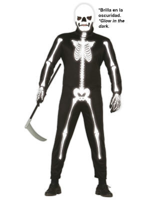 Disfraz De Esqueleto que Brilla para Hombre - Disfraces Halloween Calaveras