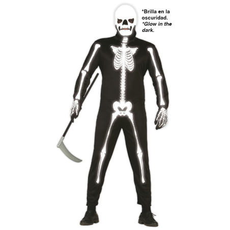 Disfraz De Esqueleto que Brilla para Hombre - Disfraces Halloween Calaveras