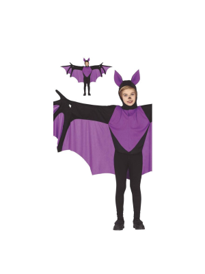 Disfraz de Murcielago Morado Alas Infantil