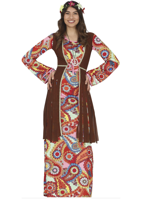 Vestit De Hippie Flor Llarg