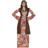 Disfraz de Hippie Flower Largo Chaleco