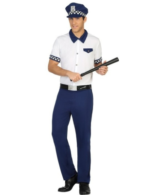 Disfraz de Policia Blanco Hombre