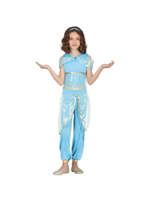Disfraz de Princesa Arabe Azul Infantil