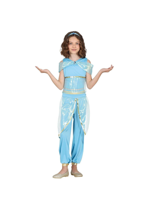 Disfraz de Princesa Arabe Azul Infantil