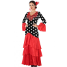 Disfraz de Flamenca Negro y Rojo para mujer