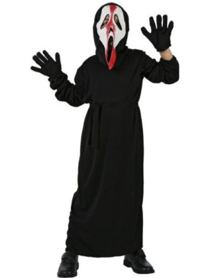Disfraz de Asesino Scream Sangre Infantil