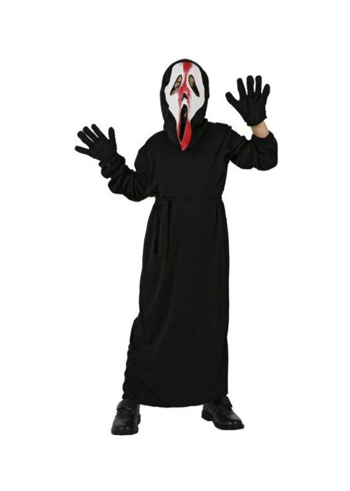 Disfraz de Asesino Scream Sangre Infantil