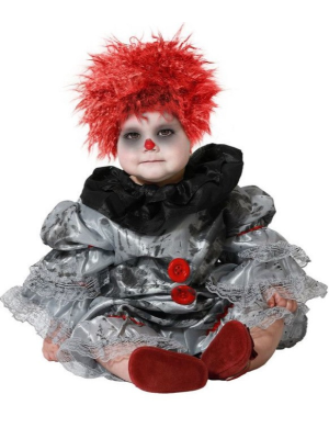 Disfraz de Payaso Asesino de Cine Bebe