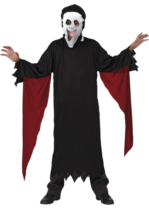 Disfraz de Asesino Scream Rojo Infantil