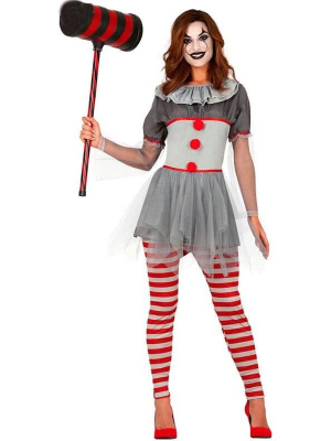 Disfraz De Payasa Asesina IT Mujer - Disfraces de Halloween Pennywise