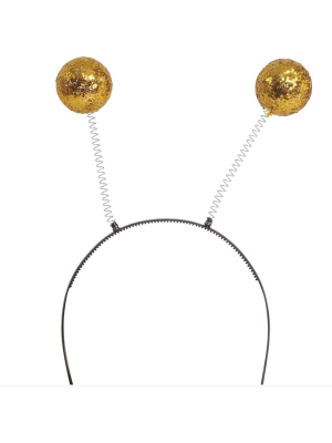 Diadema Escarcha Oro - Sombreros