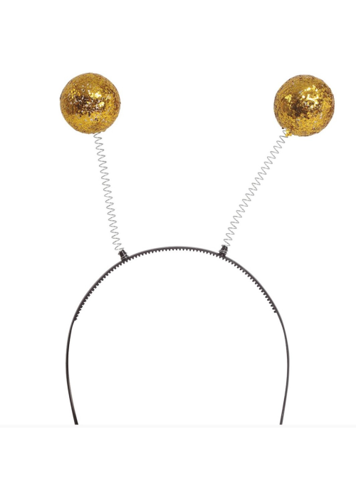 Diadema Escarcha Oro - Sombreros