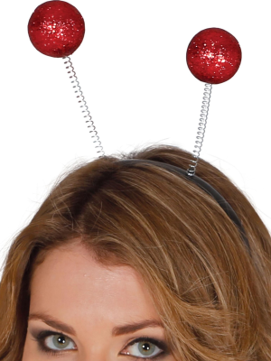 Diadema Escarcha Roja - Sombreros