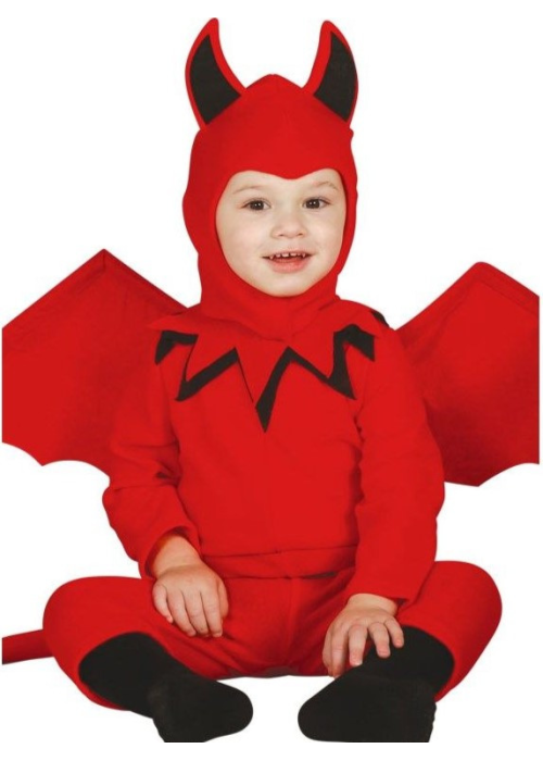 Disfraz de Diablo con Pajarita Bebe