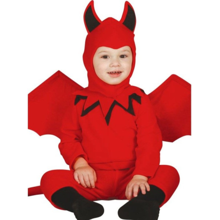 Disfraz de Diablo con Pajarita Bebe