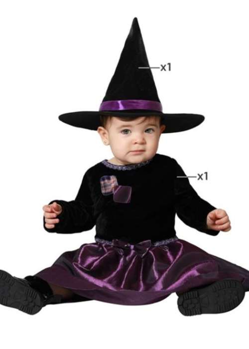 Disfraz de Bruja Morada Bebe