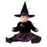 Disfraz de Bruja Morada Bebe
