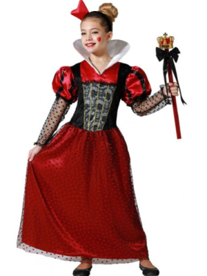 Disfraz de Reina de Corazones Infantil