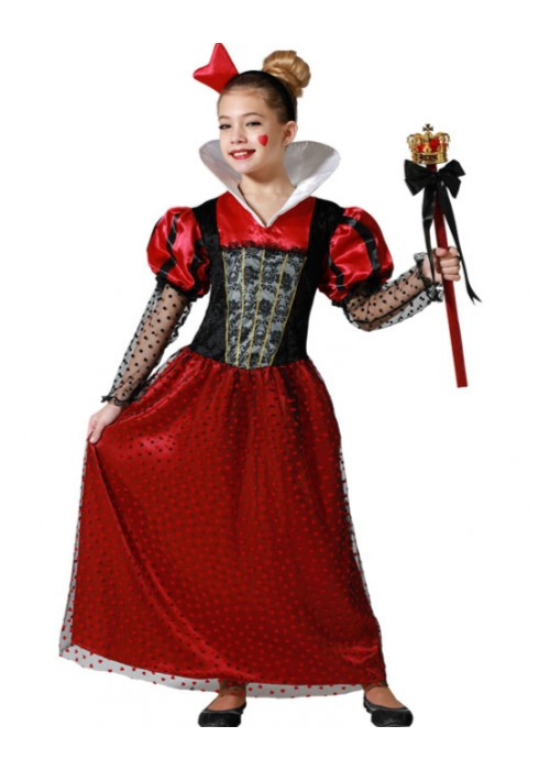 Disfraz de Reina de Corazones Infantil