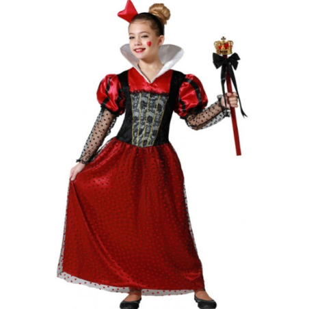 Disfraz de Reina de Corazones Infantil