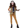 Disfraz de Jason Hockey Marron Mujer
